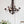 6 Light Metal Chandelier, Hanging Light Fixture With Adjustable Chain For Kitchen, Bulb Not Included - Black
