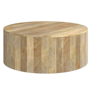Millbury - Drum Coffee Table - Natural
