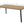 Outdoor Folding Dining Table for 4-6 with Steel Frame and Umbrella Hole