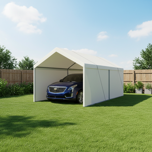 Carport, 12×20 Heavy Duty Portable Carport Garage Tent for Outdoor Storage Shelter