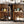 4-Door Large Storage Sideboard Buffet Cabinet with Glass Doors Arched Cabinet (Black)