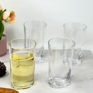 Halo - Leading Ware Oval Tritan Glasses (Set of 4) Hi Ball 15Oz Plastic Bpa Free - Clear