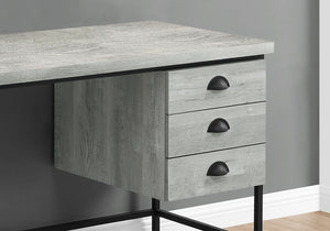 Computer Desk For Home Office, Laptop, 3 Storage Drawers, Contemporary & Modern