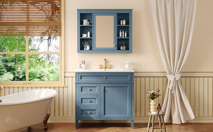 36'' Bathroom Vanity with Medicine Cabinet