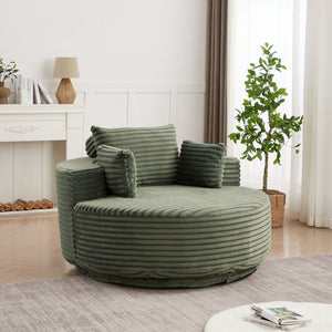 Swivel Chair With 360° Rotation For Living Room