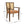 Mid Century Modern Arm Dining Chair Set with Rattan Backrest