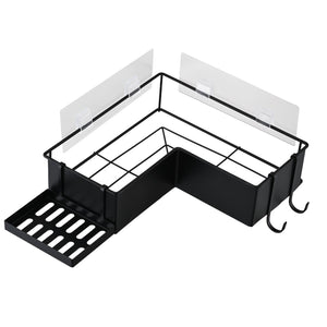 2-Pack Drill-Free Adhesive Corner Shower Caddy Organizer