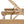 Light Teak Finish Acacia Wood Double Chaise Lounger
