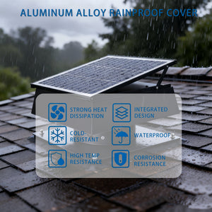 12 Inch Trapezoidal Adjustable Solar Roof Vent Fan