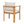 Kaja Outdoor Acacia Wood Dining Chair, Teak Finish Frame