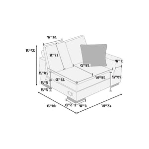 Modular Seating With Pillows