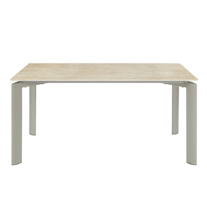 Ingram Ceramic Top Dining Table - Light Gray