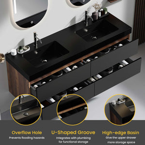 Grace 60" Bathroom Vanity