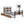 Twin Size Platform Bed With Headboard And Footboard, 2 Storage Drawers And Rotatable TV Stand - Black