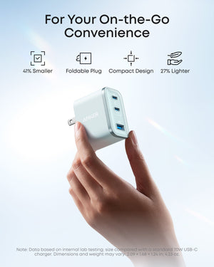 Anker Nano Charger (70W, 3 Ports) - TRAPSKI