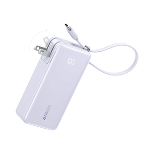 Anker Power Bank (10K, Fusion, Built-In Cable)