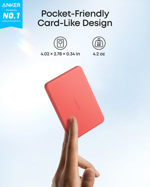 Anker Nano Power Bank (5K, MagGo, Slim)