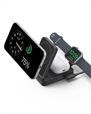 Anker MagGo Wireless Charging Station (Foldable 3-in-1) - TRAPSKI