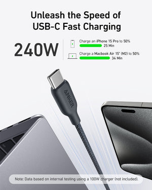 Anker <b>543</b> USB-C to USB-C Cable (Bio-Braided) - TRAPSKI