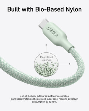 Anker <b>543</b> USB-C to USB-C Cable (Bio-Braided) - TRAPSKI