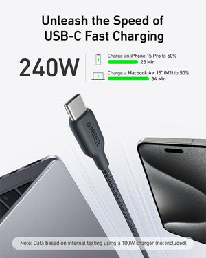 Anker <b>543</b> USB-C to USB-C Cable (Bio-Braided) - TRAPSKI