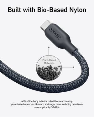 Anker <b>543</b> USB-C to USB-C Cable (Bio-Braided) - TRAPSKI