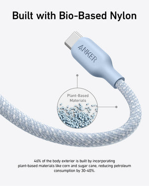 Anker <b>543</b> USB-C to USB-C Cable (Bio-Braided) - TRAPSKI