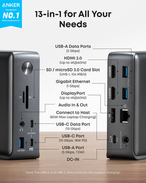 Anker <b>575</b> USB-C Docking Station (13-in-1) - TRAPSKI