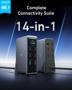 Anker Prime Charging Docking Station (14-in-1, Dual Display, 160W) - TRAPSKI