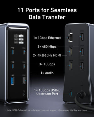 Anker Prime Charging Docking Station (14-in-1, Dual Display, 160W) - TRAPSKI