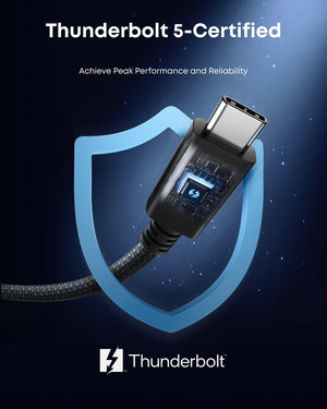 Anker Prime Thunderbolt 5 Cable (3.3 ft/1.7 ft, 80 Gbps, 240W) - TRAPSKI