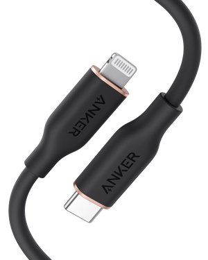 Anker <b>641</b> USB-C to Lightning Cable (Flow, 3 ft Silicone) - TRAPSKI