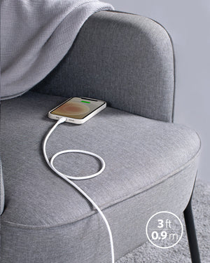 Anker <b>641</b> USB-C to Lightning Cable (Flow, 3 ft Silicone) - TRAPSKI
