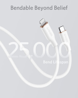 Anker <b>641</b> USB-C to Lightning Cable (Flow, 3 ft Silicone) - TRAPSKI