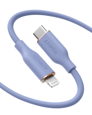 Anker <b>641</b> USB-C to Lightning Cable (Flow, 3 ft Silicone) - TRAPSKI