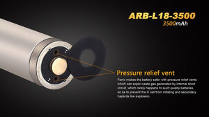 Fenix ARB-L18-3500 High-Capacity 18650 Battery - 3500mAh - TRAPSKI