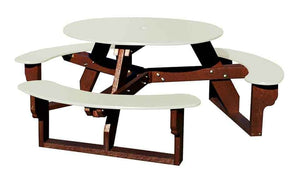 Open Round Table for Versatile and Customizable Outdoor Round Table Seating
