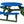 Open Round Table for Versatile and Customizable Outdoor Round Table Seating