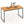 Acacia Wood Dining Table for 6 People with Slatted Tabletop and Umbrella Hole