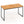 Acacia Wood Dining Table for 6 People with Slatted Tabletop and Umbrella Hole