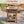 Acacia Wood Outdoor Grill Table with Faux Marble Top and Drop-Leaf Side Panels