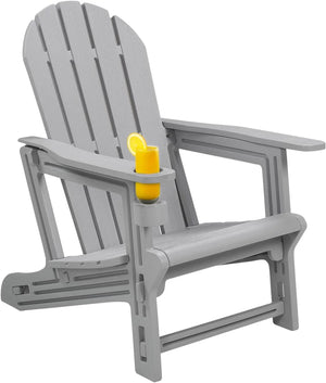 Adirondack Chair - HDPE Weather Resistant - Grey