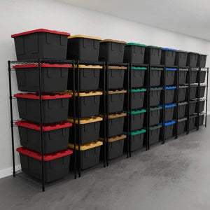 Storage Bin Rack Combo