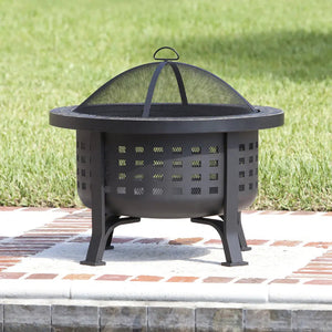 Alpina Round Slate Top Fire Pit