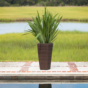Alto 2-Piece Wicker Planter Set