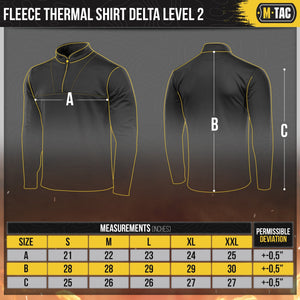 M-Tac Fleece Thermal Shirt Delta Level 2