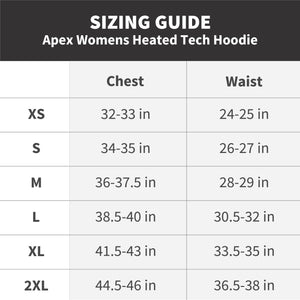 Apex Women's Heated Tech Hoodie