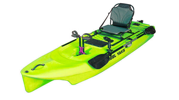 10.5' Raven Fin Drive Sit On Top Fishing Kayak | great flat deck standing platform