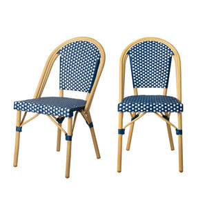 Arles French Bistro Wicker Chair – 2pk