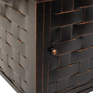 Armstrong Rectangle Aluminum LPG Fire Pit